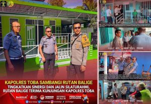 Tingkatkan Sinergi dan Jalin Silaturahmi, Rutan Balige Terima Kunjungan Kapolres Toba