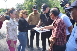 Kadis PUPR Bengkalis Dampingi Investor China Tinjau Lokasi Pembangunan Jembatan Bengkalis-Pakning