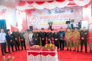 Sekdakab Labuhanbatu Hadiri Kegiatan Peringatan HUT Bhayangkara Ke-78