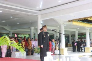 Kapolres Langkat Pimpin Upacara HUT Bhayangkara ke-78