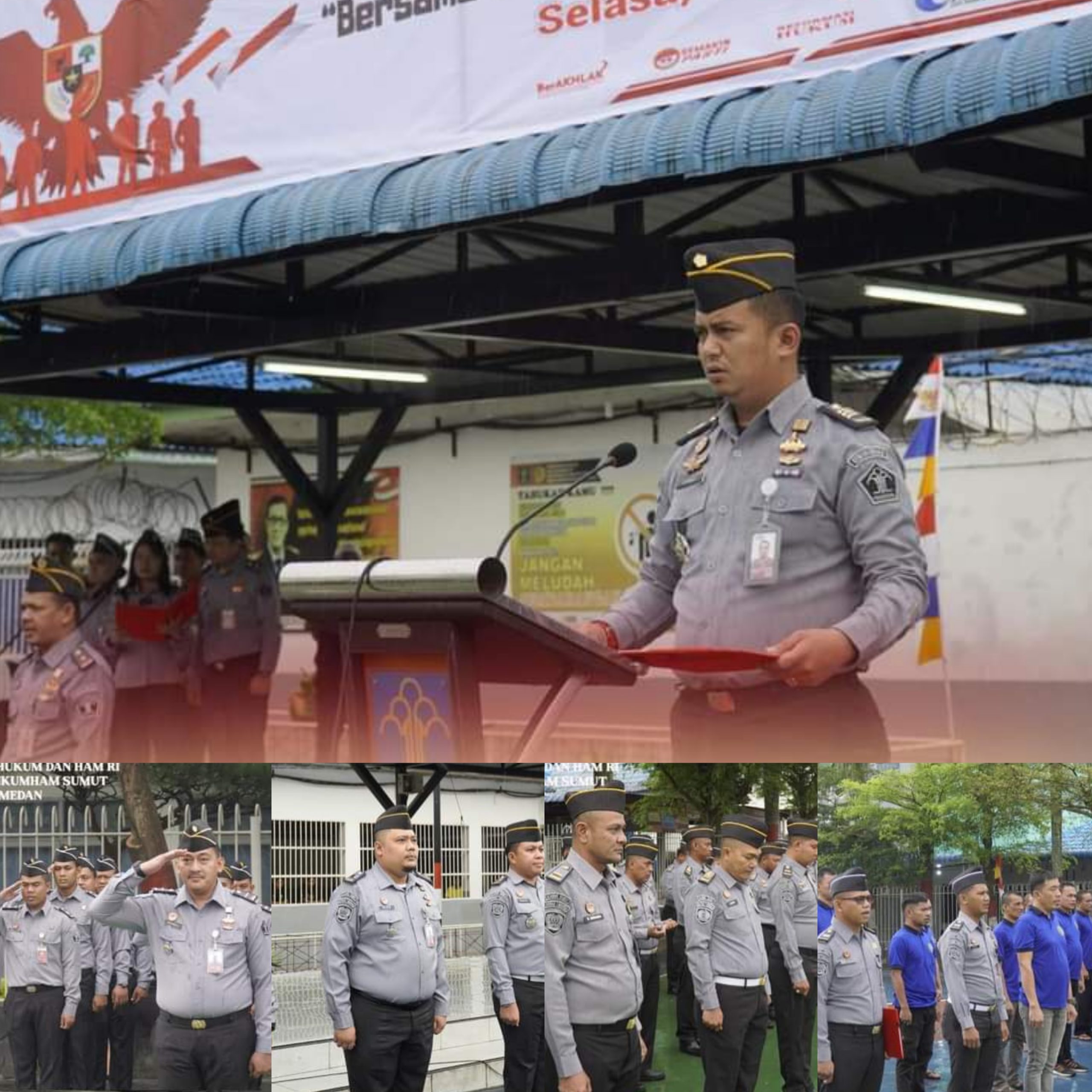 Rutan Kelas I Medan Gelar Upacara Peringatan Hari Kesaktian Pancasila