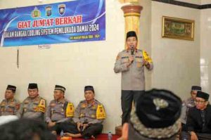 Dalam Rangka Cooling System Pemilukada 2024,Polda Sumut Gelar “Jumat Berkah”