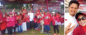Team Pemenangan Calon Walikota Medan Prof. Ridha Gelar Senam Bersama “Emak Emak Medan Berani”