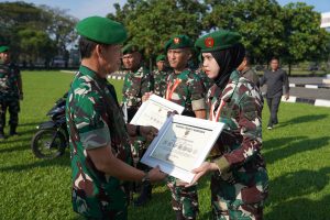 25 Prajurit Berprestasi Terima Penghargaan dari Pangdam I/BB