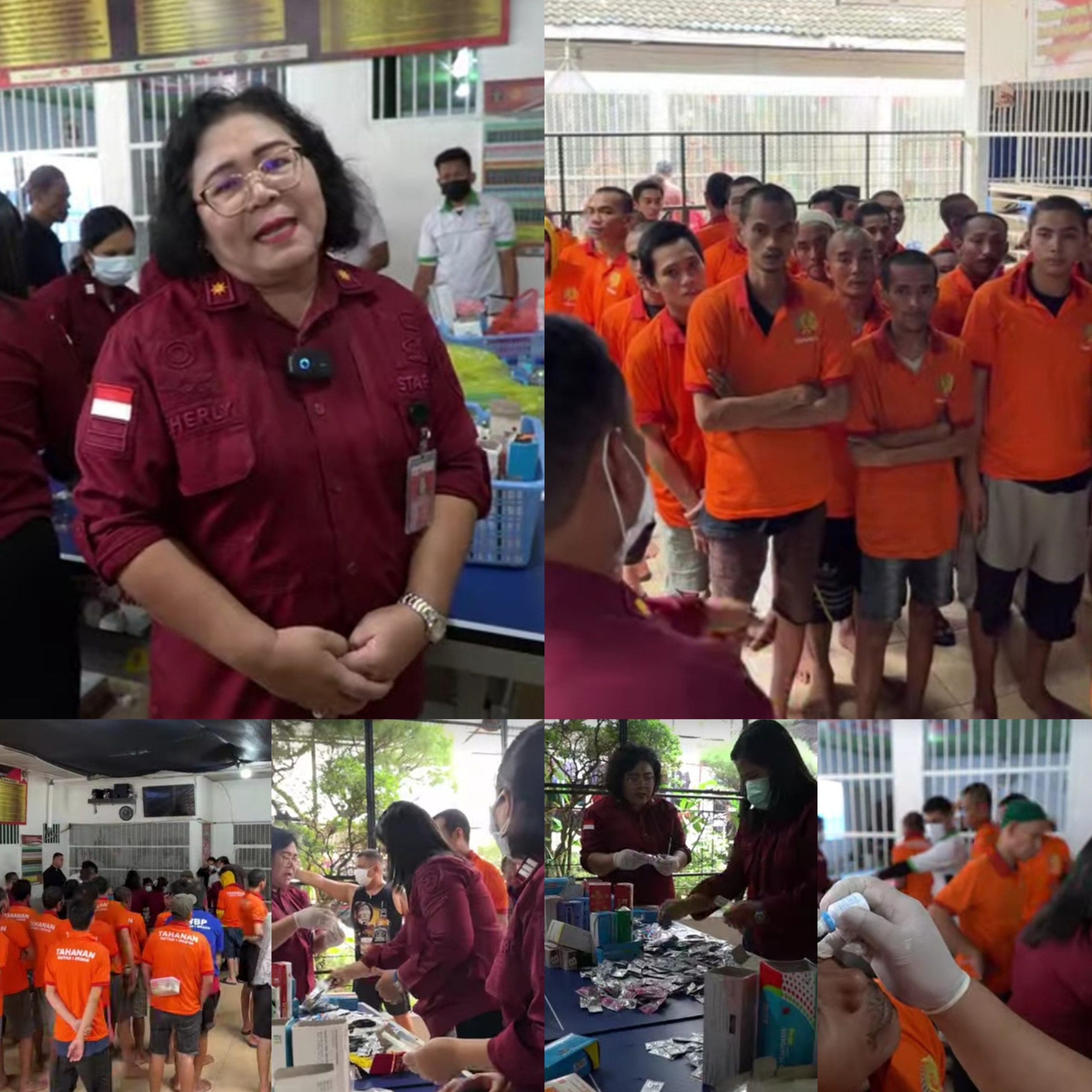 Darling Rutan Kelas I Medan Adakan Pengobatan Untuk Warga Binaan