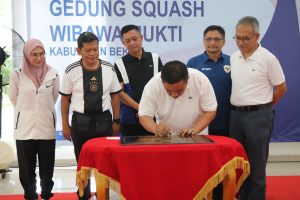 Pemkab Bekasi Kini Memiliki Gedung Squash Wibawa Mukti