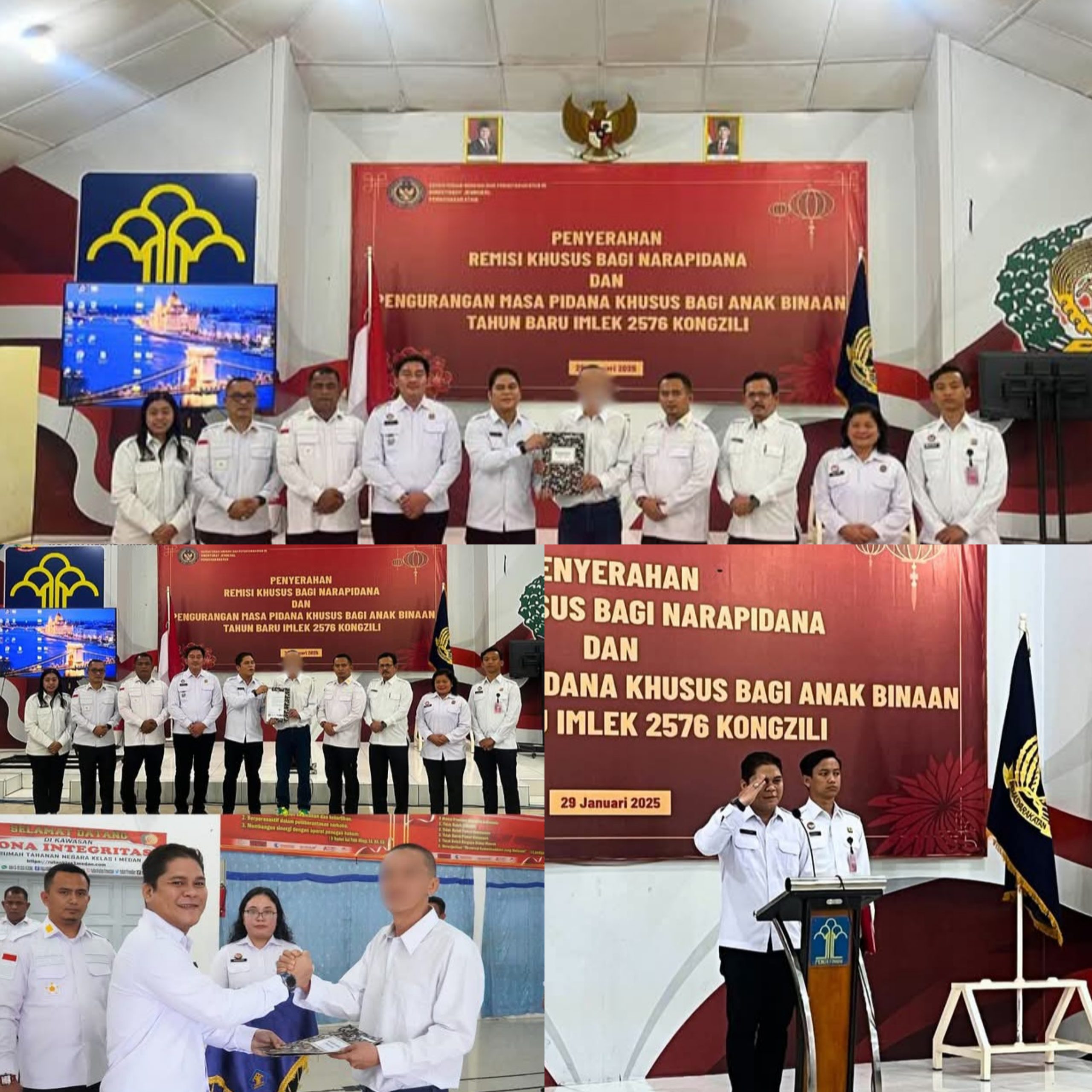 1 Warga Binaan Konghuchu Rutan Kelas I Medan Mendapat Remisi Imlek