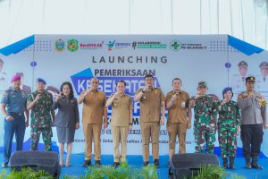 Bobby Nasution Bersama Pj Gubsu Launching Pemeriksaan Kesehatan Gratis di UPT Puskesmas PB Selayang II
