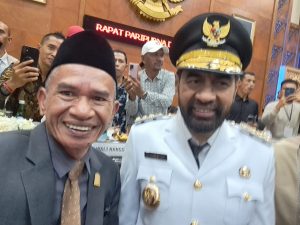 H. Amaliun Hadiri Pelantikan Gubernur Aceh, Harapkan Pembangunan Merata