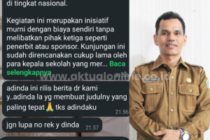 Selain Upaya Suap Aktual, Kasek SMAN 1 Sunggal Tanpa Sadar Beberkan Pelanggaran Penggunaan Dana di Perjalanan Dinas
