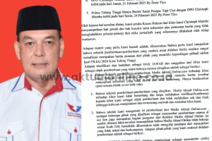 DPO Christoph Munthe Kirimi Redaksi Aktual Surat, Tuding Pemberitaan yang Dimuat Adalah Opini dan Pesanan Pileg 2024