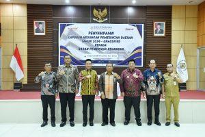 Bupati Samosir Sampaikan LKPD T.A 2024 ke BPK RI Perwakilan Sumut