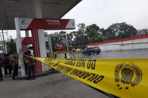 Diduga Jual Pertalite Oplosan, Polisi Segel SPBU Jalan Flamboyan Raya Medan