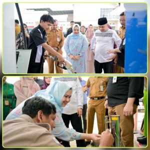Pastikan Takaran Tepat, Bupati dan Wakil Bupati Bengkalis Tinjau SPBU Lintas Timur