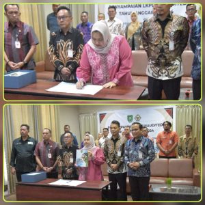 Bupati Kasmarni Serahkan LKPD Unaudited 2024 Ke BPK Tepat Waktu