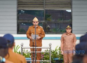 Wakil Bupati Karo Pimpin Apel Gabungan Perdana Usai Pelantikan