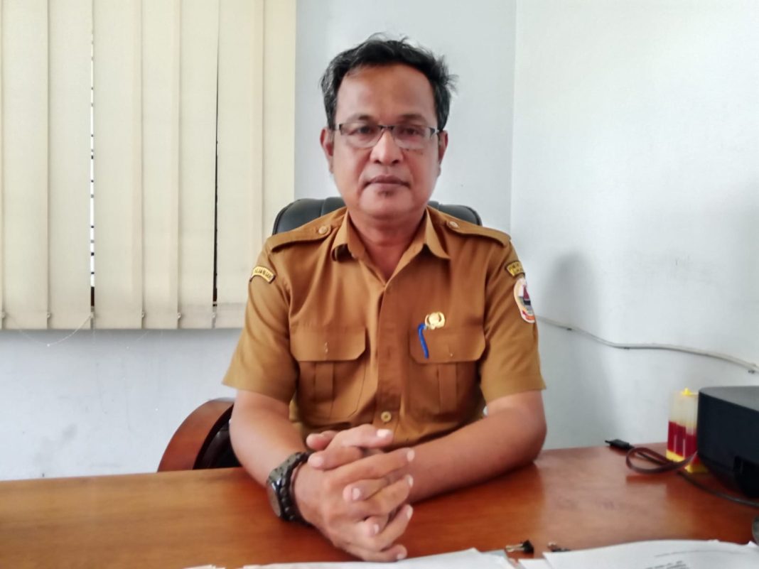 Keterangan Foto: Kepala Bidang Perdagangan Kota Gunungsitoli, Karnius Zalukhu, ST.