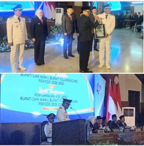 Sertijab Bupati dan Wakil Bupati Tulungagung 2025-2030