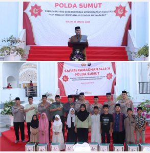 Tim Safari Ramadan Polda Sumut Tiba di Wilayah Hukum Polres Binjai