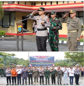 Wakil Bupati Tapteng Hadiri Apel Gelar Pasukan Operasi Kepolisian Terpusat “Ketupat Toba”