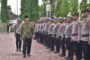 Bupati Aceh Tamiang Hadiri Apel Pasukan Operasi Ketupat