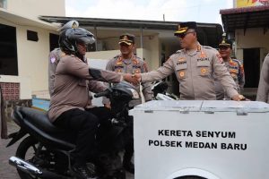 Wujudkan Friendly Policing,Kapolrestabes Medan Luncurkan Kereta Senyum