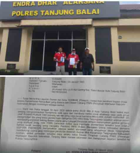 Pencemaran Nama Baik, Ketua DPC.PWRI Resmi Laporkan SP Ke Polres Tanjungbalai