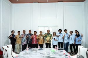 Bupati Langkat H. Syah Afandin SH Sambut Garuda TV