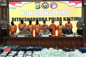 Polda Kaltim Ungkap Peredaran Narkoba di Samarinda-Balikpapan, 8 Orang Jadi Tersangka
