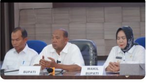 Bupati Langkat Syah Afandin Didampingi Wakil Bupati, Pimpin Rapat Kerja Perdana