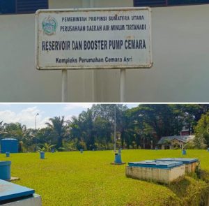 Jaga Kualitas Air, Perumda Tirtanadi Lakukan Pencucian Reservoir Booster Pump Cemara