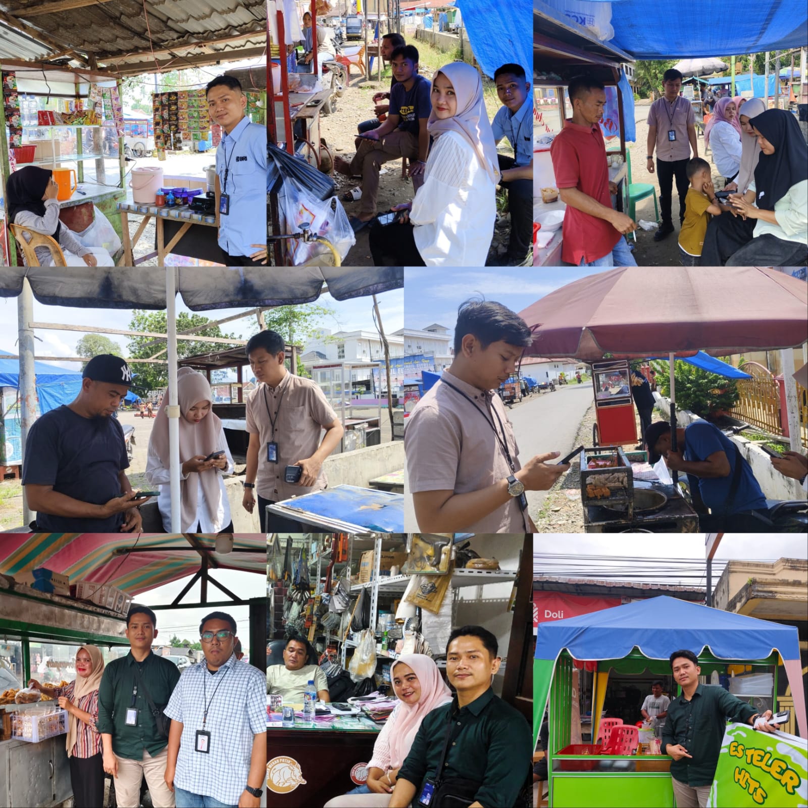 Optimalisasi Akuisisi Merchant dan QRIS, BRI BO Sibuhuan Gelar Aksi Grebek Pasar