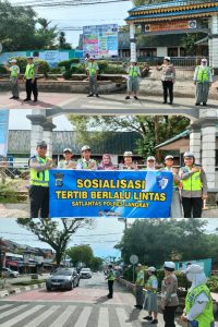 Sat Lantas Polres Langkat Laksanakan Sosialisasi Tertib Berlalu Lintas