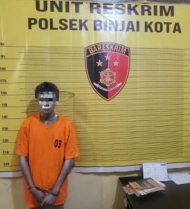 Kurang Dari 24 Jam, Pelaku Maling Emas Ditangkap Polsek Binjai Kota