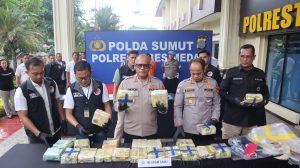 Polrestabes Medan Gagalkan Peredaran 22 Kg Sabu, Satu Tersangka Residivis Diringkus