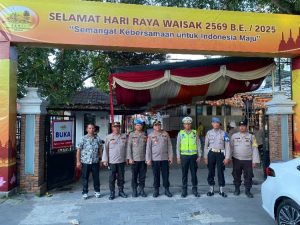 Amankan Perayaan Waisak 2025,Polrestabes Medan Siapkan 277 Personel