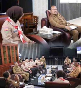 Audiensi Empat Kwartir Ranting Gerakan Pramuka, Wali Kota Akan Carikan Solusi Tepat Guna Keberlanjutan Kwarcab Gerakan Pramuka