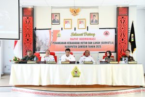 Pemkab Samosir Gelar Rakor Penanganan Karhutla