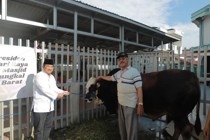 Bupati Anwar Sadat Serahkan Bantuan Sapi Kurban Presiden RI