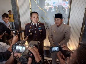 Bupati Anwar Sadat Hadiri Syukuran HUT Bhayangkara ke-79 di Polres Tanjab Barat
