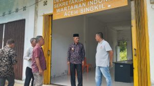 Wakil Bupati Aceh Singkil Sambangi Kantor SWI, Janji Akan Kembali untuk Ngopi Bareng
