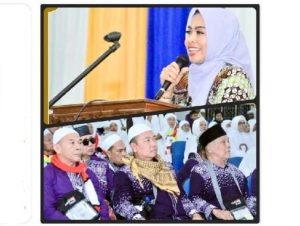 Jemaah Haji Kloter 19 KNO Debarkasi Medan Tiba di Kampung Halaman Disambut Bupati Labuhanbatu