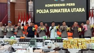 Polda Sumut Amankan 1,2 Ton Narkotika dan Tangkap 3.970 Tersangka