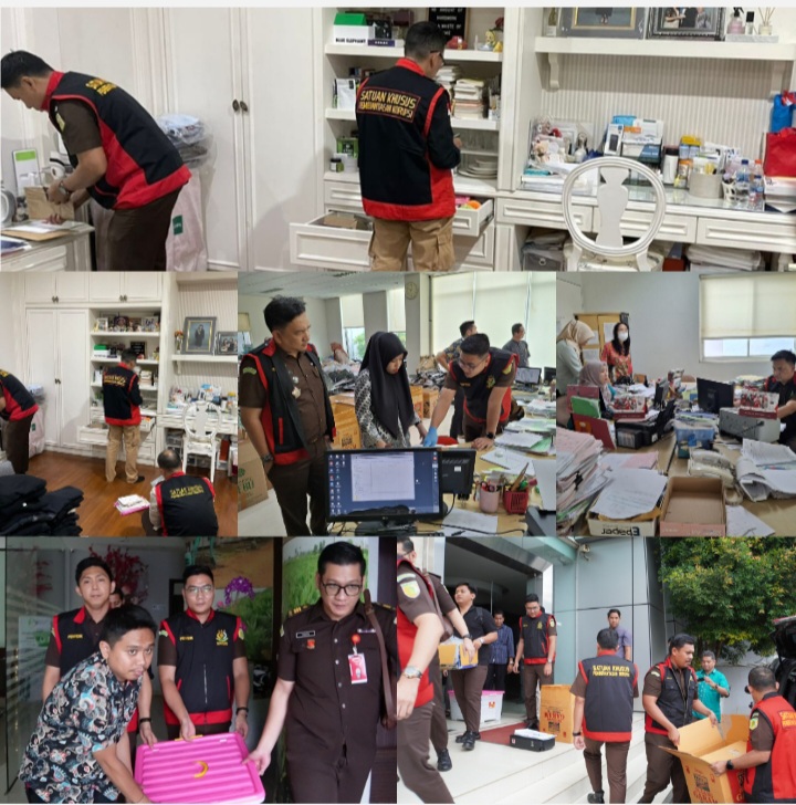 Tim Penyidik Kejati Sumsel Geledah Salah Satu Bank Plat Merah Terkait Pemberian Fasilitas Pinjaman Kredit Kepala PT BSS dan PT SAL