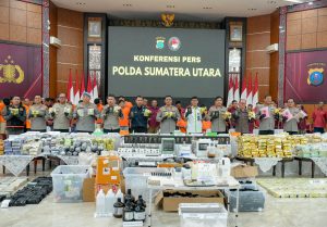 Sepanjang Semester I 2025,Polda Sumut Ungkap 3.078 Kasus Narkoba, Sita Lebih dari 1,6 Ton Narkoba Berbagai Jenis