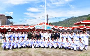 Bupati Samosir Irup Upacara HUT RI ke-80