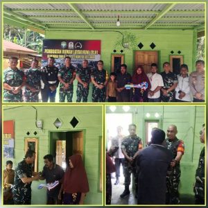 Air Mata Bahagia Iringi Penyerahan RTLH dari Satgas TMMD di Aceh Singkil