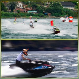 Boanerges Ratag Pimpin Klasemen Aquabike Endurance Grand Prix of Indonesia di Danau Toba