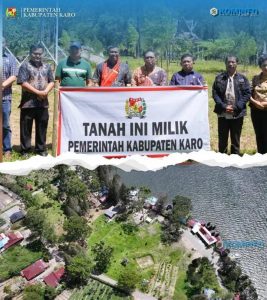 Pemkab Karo Gelar Penertiban Aset Daerah di Area Camping Ground Danau Lau Kawar