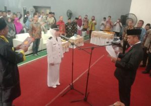 Ike Rahmawati, S.E. M.Si Resmi Dilantik Jadi PJ Kepala Desa Sumber Jaya